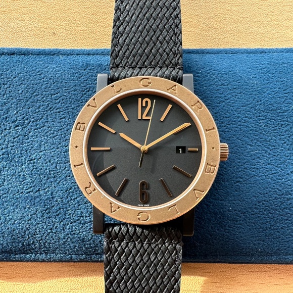 BVLGARI 41mm Solotempo Automatic Men's Watch - Picture 3 of 8